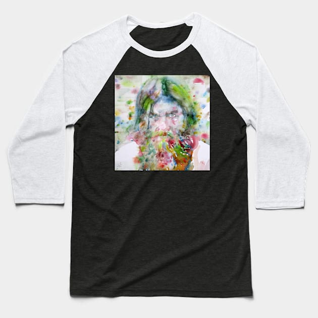 RASPUTIN - watercolor portrait.2 Baseball T-Shirt by lautir